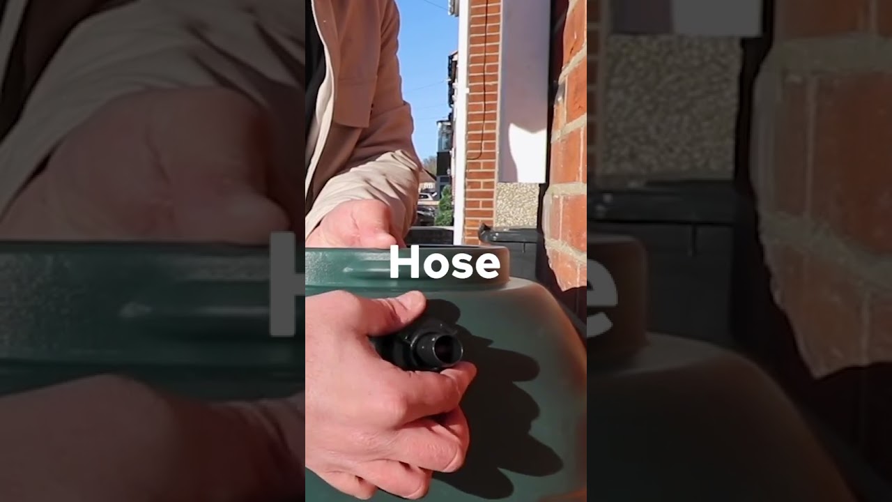 How to install a water butt at home 💧🏡
