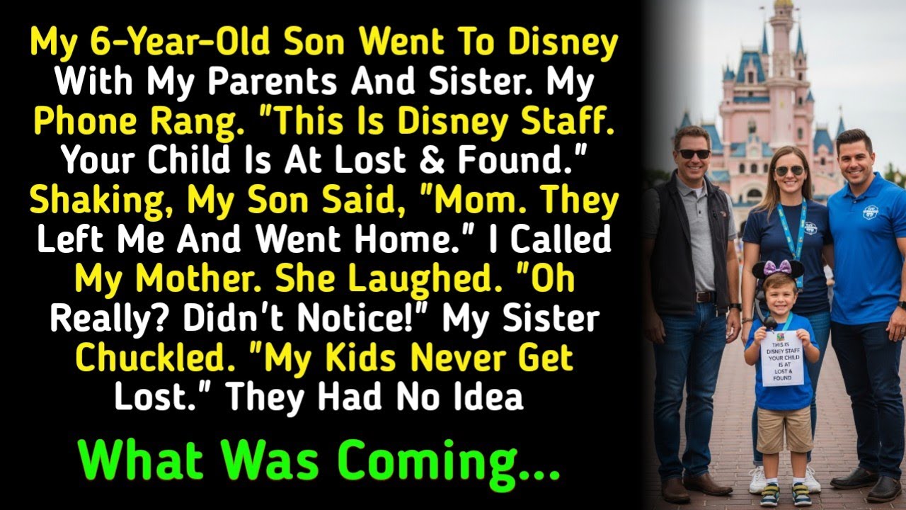 My 6-Year-Old Son Went To Disney With My Parents And Sister. My Phone Rang. 