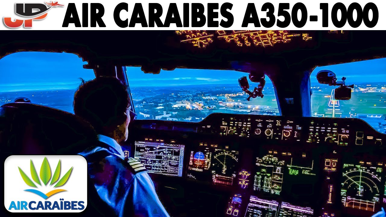 Airbus A350-1000 into Paris Hand Flown from 11,000 feet