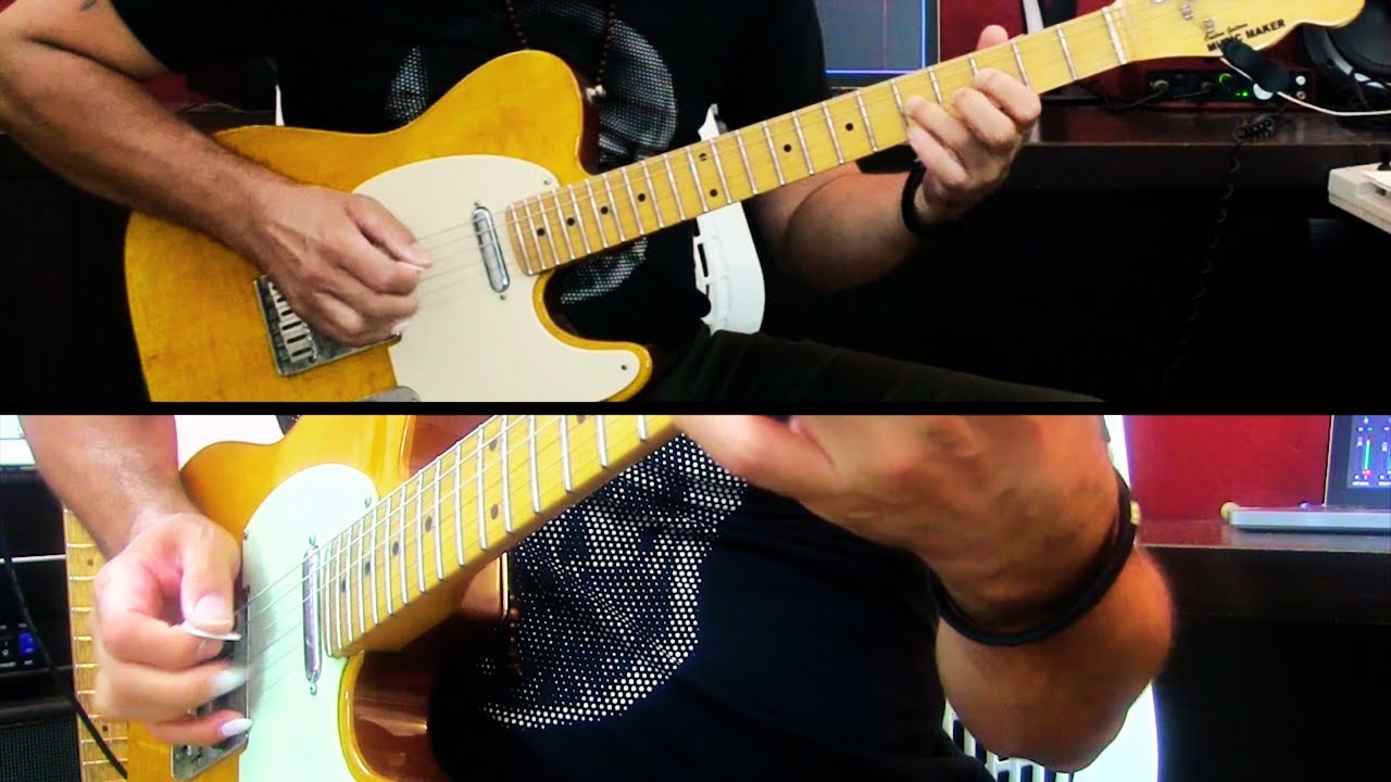 Como Ganhar Velocidade na Guitarra usando Palhetada Híbrida (Exercício + TAB) feat. Marcio Alvez