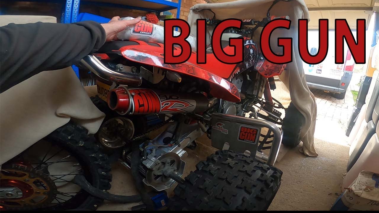 Repacking the silencer on my Big Gun Exhaust II QuadintheUK