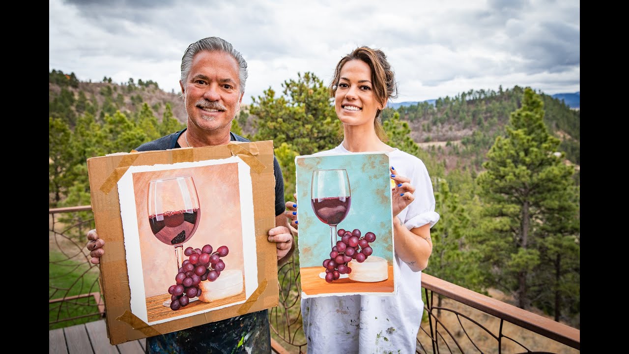 Paint to Donate - Scott & Alexa Jacobs Raise Money for Charity