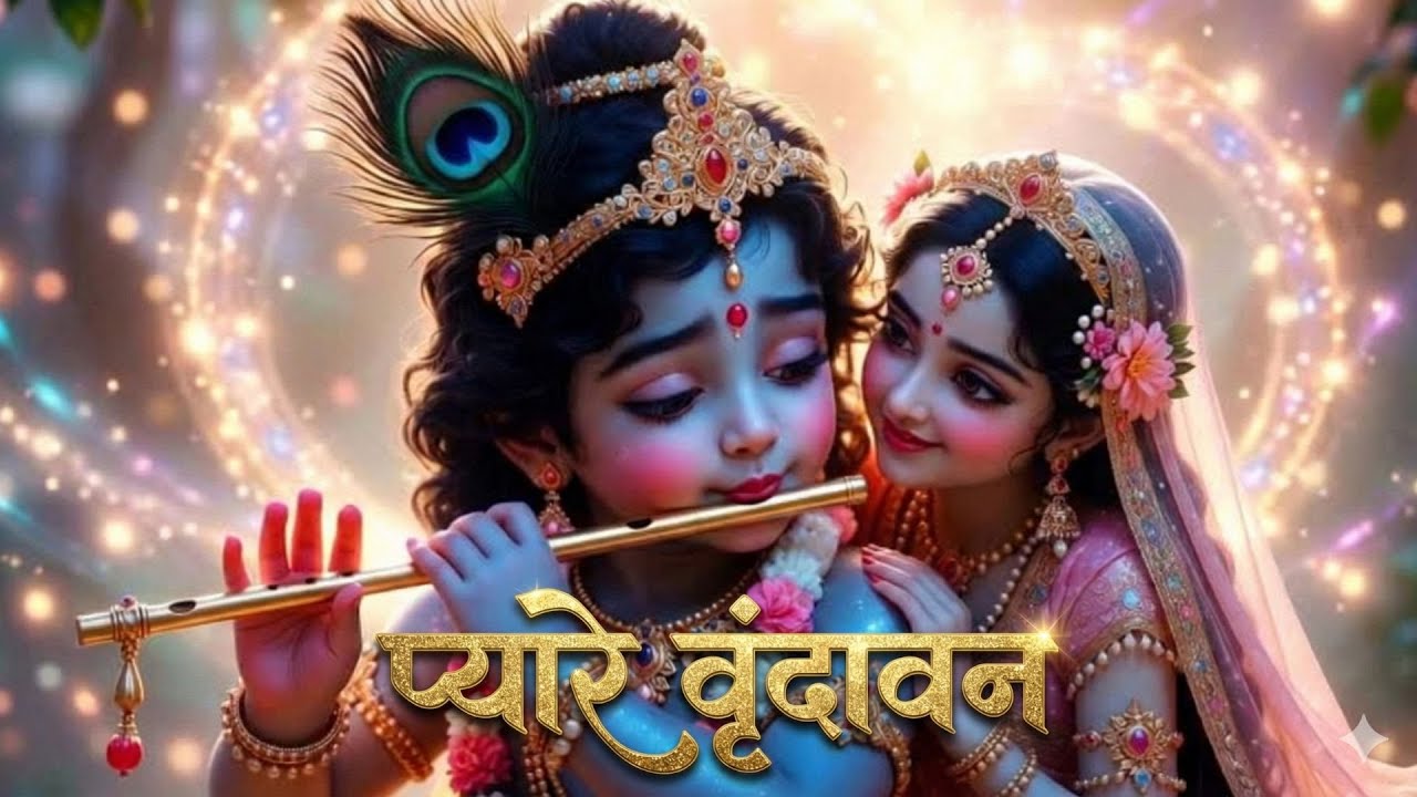 प्यारे वृंदावन 🌸 | Radha Krishna Bhajan | Vrindavan 4K Devotional Song | Pyare Vrindavan