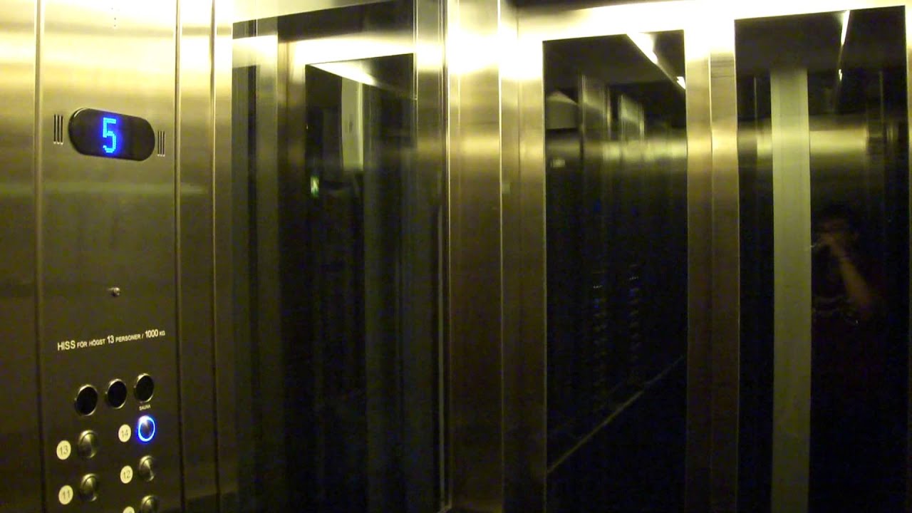 2003 KONE Monospace (mb HF Advice) Traction Glass Elevators/Lifts at Park Inn by Radisson, Stockholm