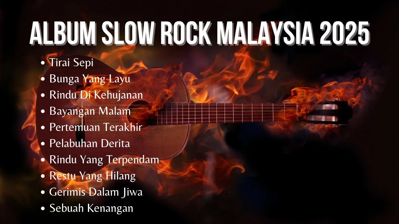 Album Slow Rock Malaysia Terbaik 2025 Paling Dicari | Tirai Sepi