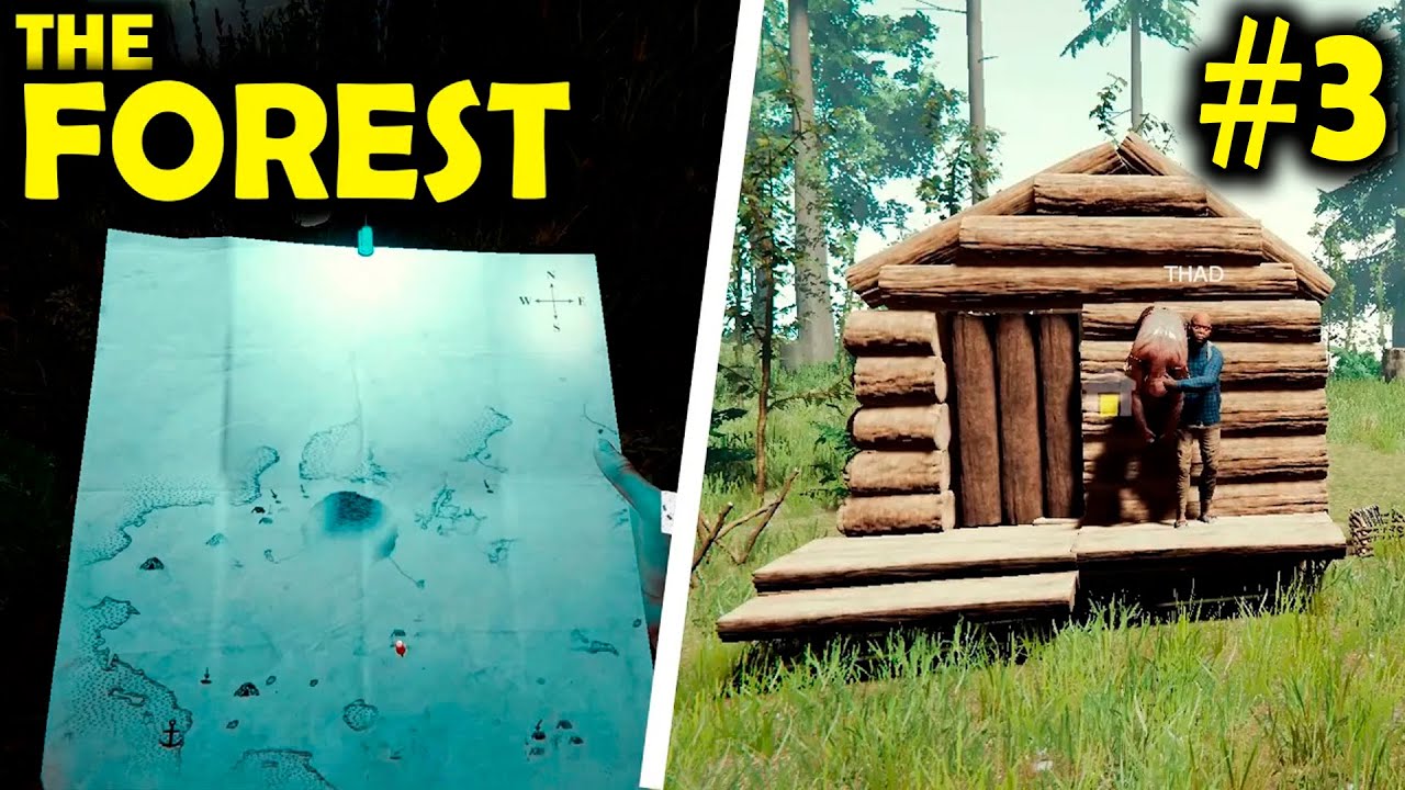 RECORRIMOS TODO THE FOREST hasta la MONTAÑA DE LA NIEVE!! (clickbait XD) #3 - The forest con thad