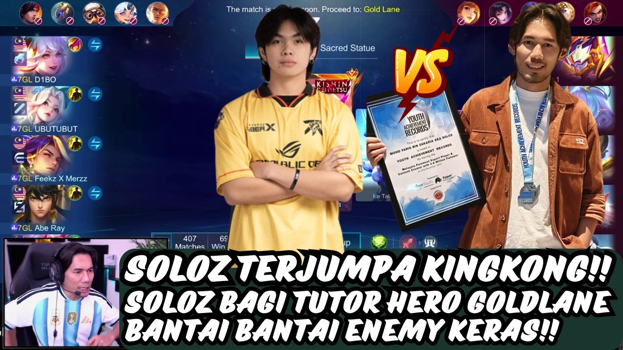 SOLOZ TERJUMPA KINGKONG!! SOLOZ BAGI TUTOR HERO GOLDLANE BANTAI BANTAI ENEMY KERAS!!