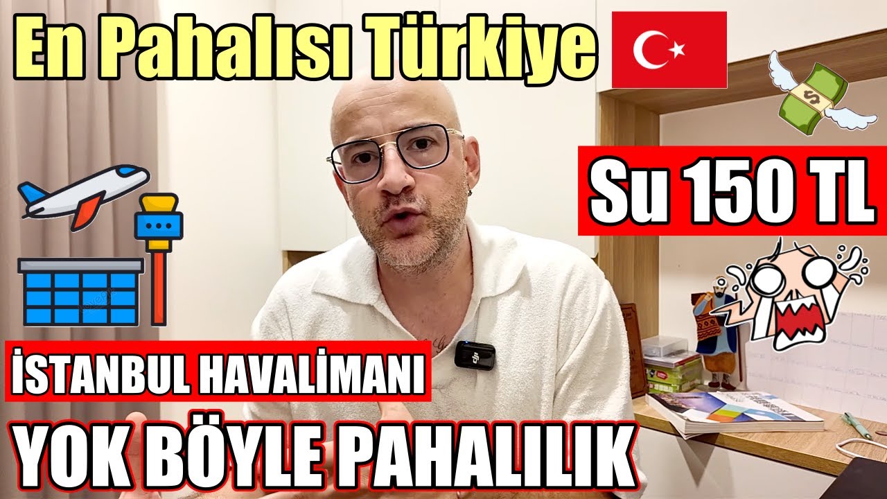 İstanbul Havalimanında FAHİŞ Fiyatlar😭DÜNYANIN EN PAHALISI ❗️