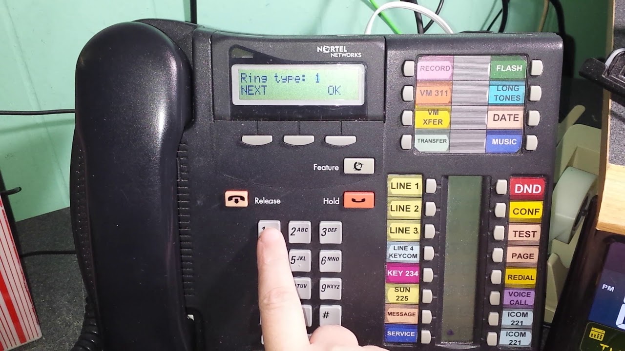 Nortel Ringtones T7316, sounds from the 1980's and 1990's