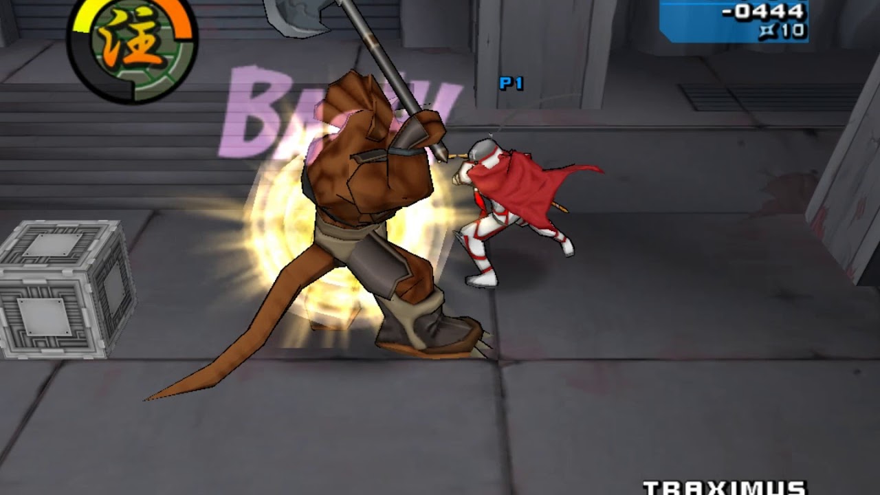TMNT 2 Battle Nexus - Trying Slashuur vs Traximus Triceraton Boss