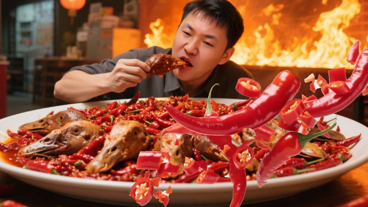 巡辣之旅~挑战杭州魔鬼辣夺命鸭头，全程辣到冒汗仍硬刚，这次愣是把老板盘明白了