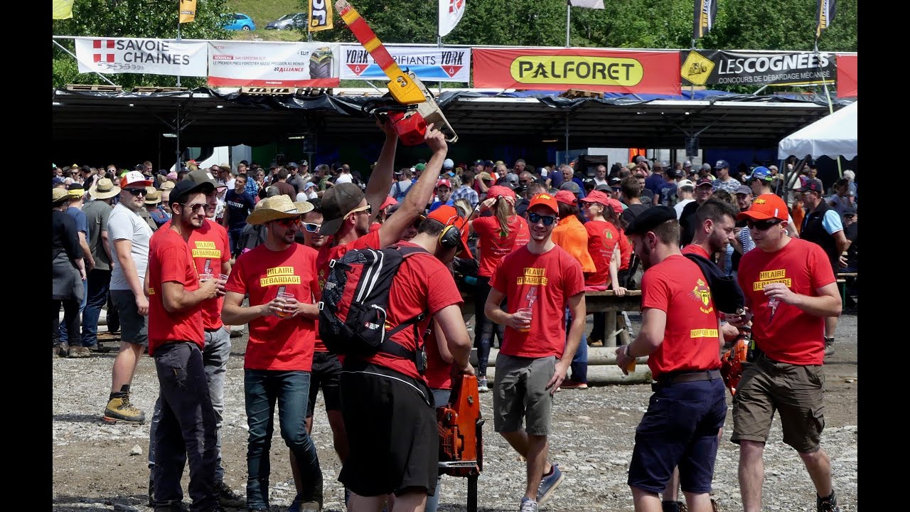 Crazy Skidder Competition, Party and Show in the Alps