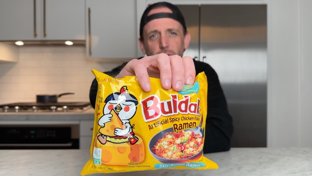 Buldak Cheese Ramen REVIEW: The BEST cheesy ramen