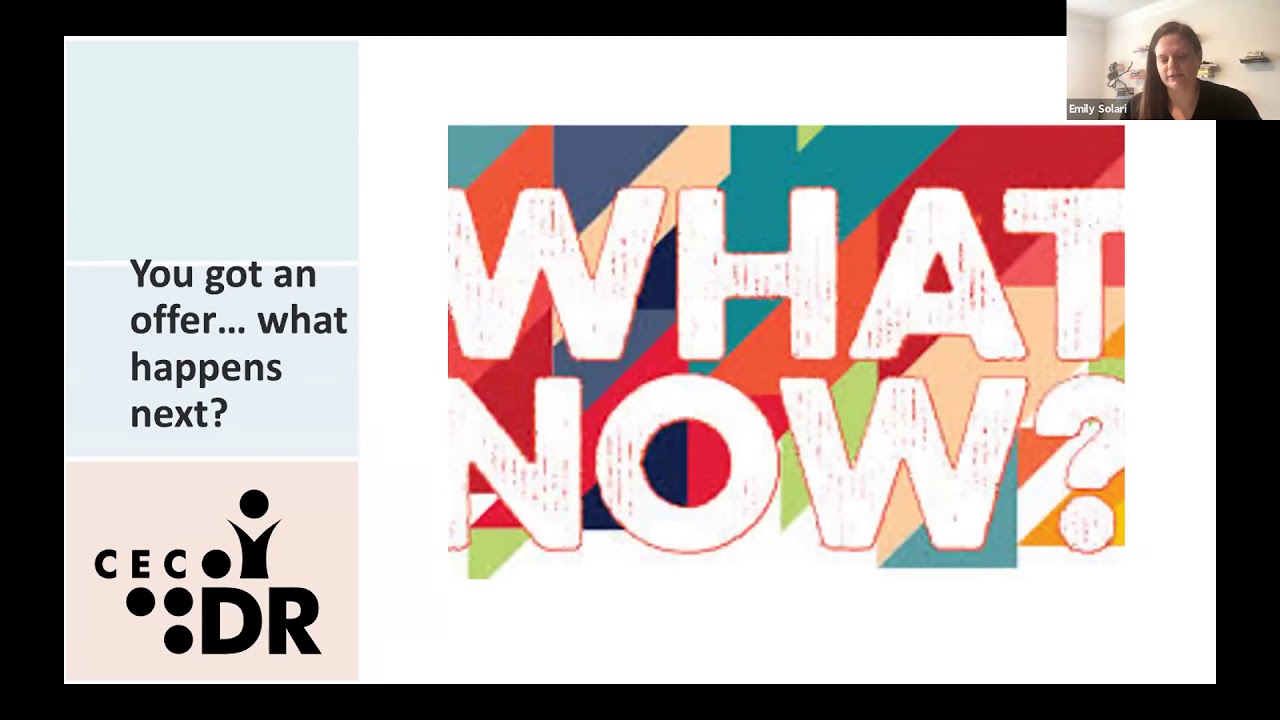 You Got the Job, Now What: Negotiating!