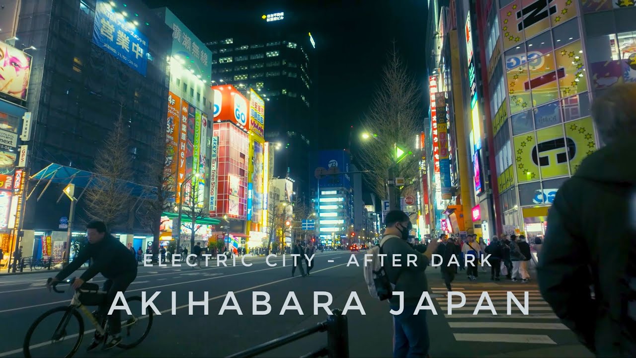 ASMR Akihabara After Dark: Exploring Tokyo's Electric Town at Night 秋葉原電気街