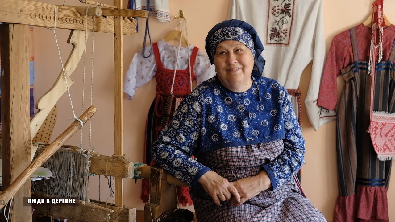 Своё дело в селе. Переезд из города в деревню. Русское ремесло. Ткацкий станок