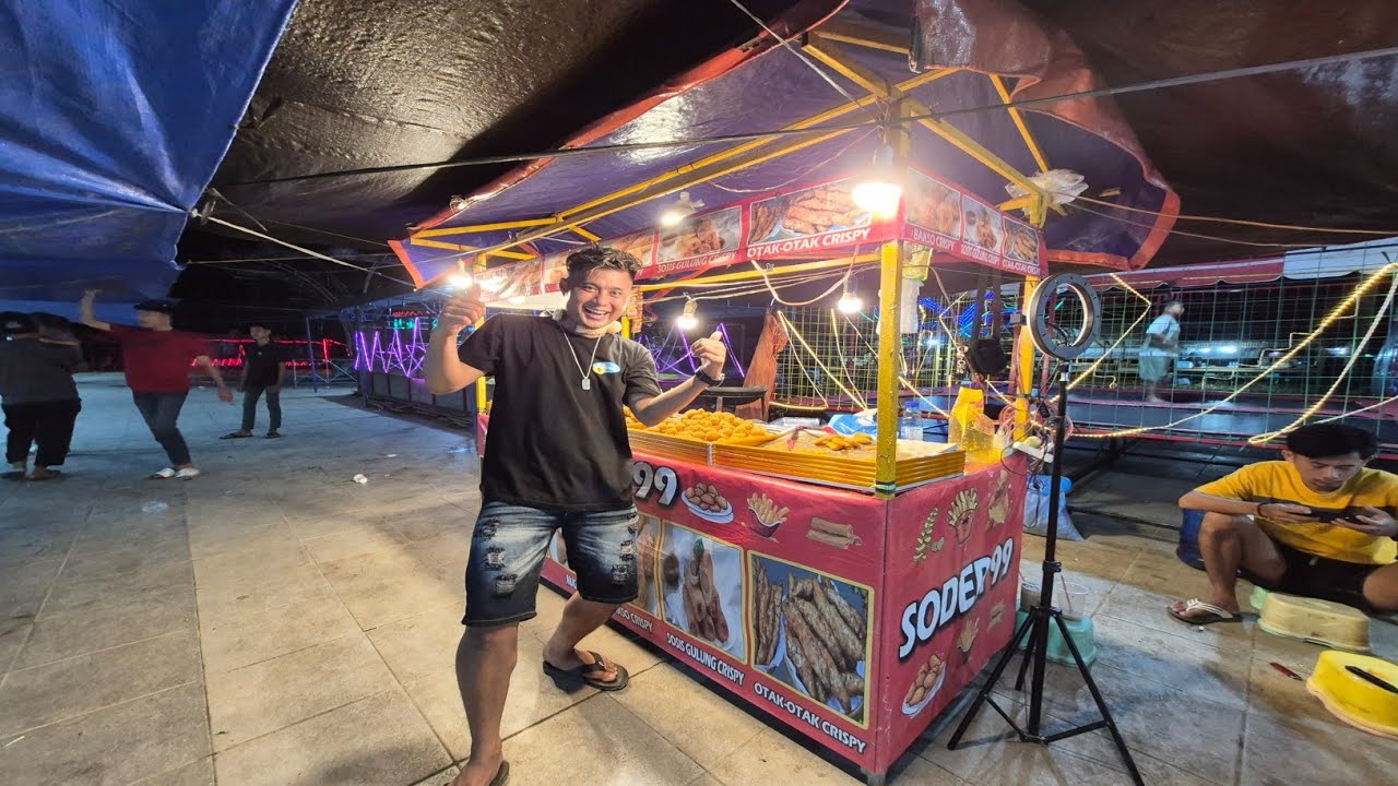 bismillah jualan telur puyuh di pasar malam