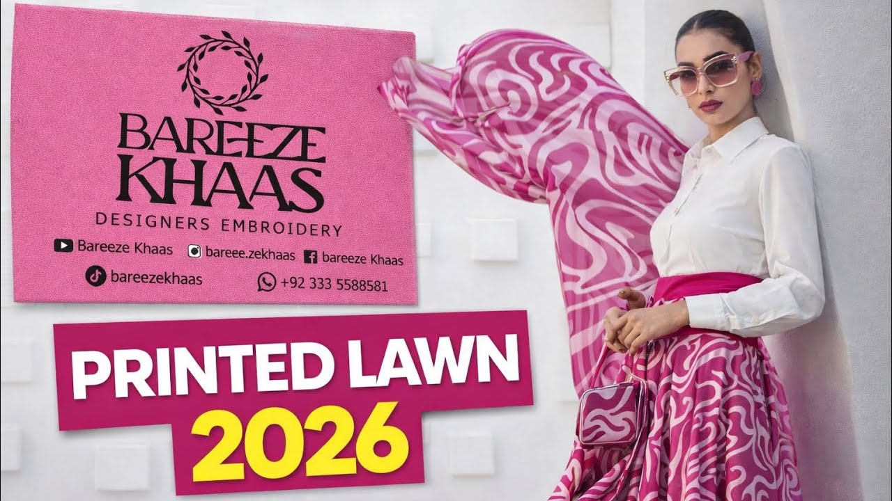 Printed Lawn Collection 2026 | Bareeze New Designs | Luxury Pakistani Dresses