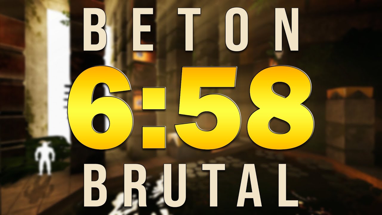 [OLD WR] Beton Brutal Speedrun in 6:58