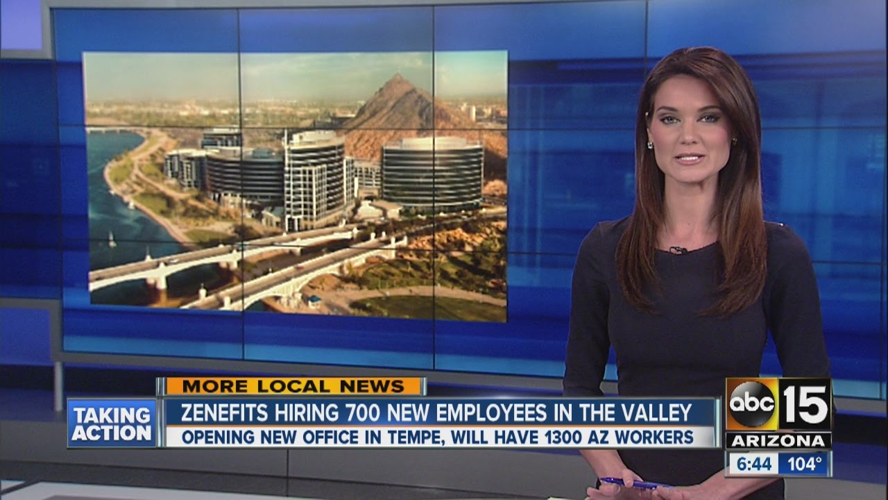 Zenefits hiring 700 new employees in the Valley