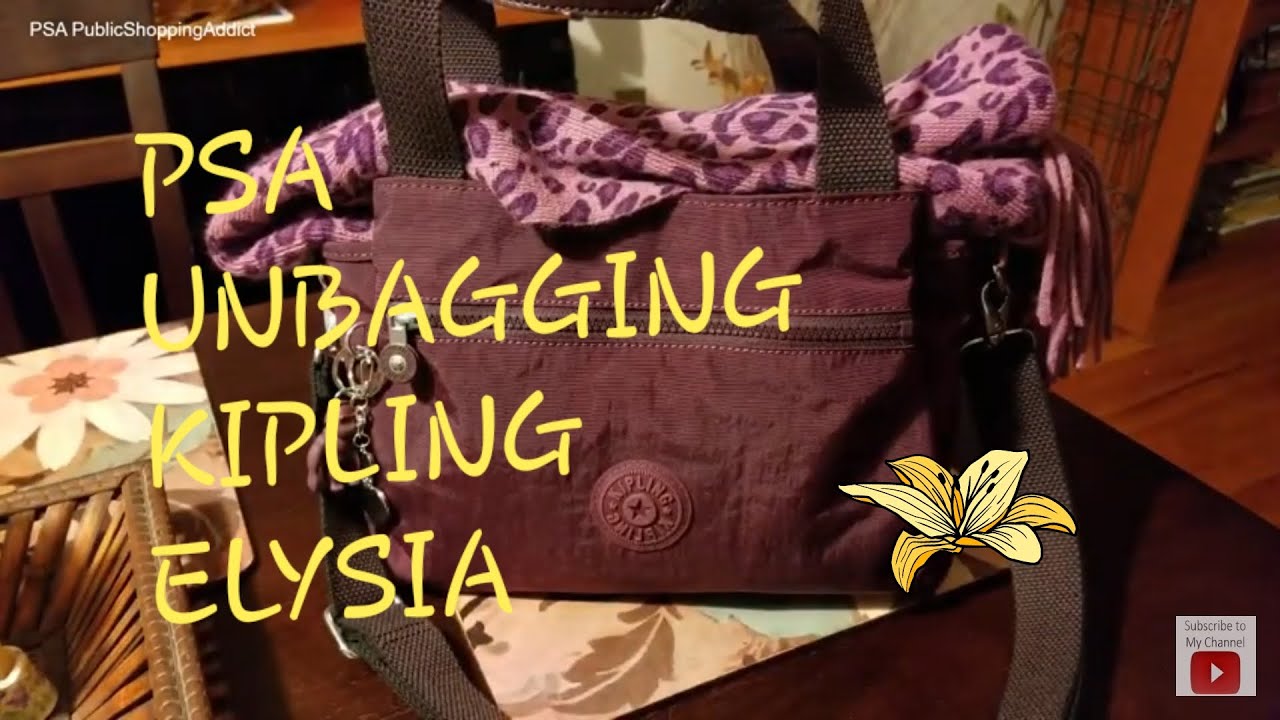 Распаковка Kipling Elysia - темно-сливовый 👀