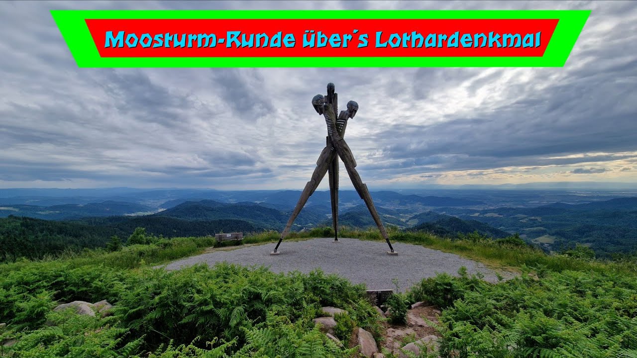Moosturm-Runde über´s Lothardenkmal ab Nordrach... (10 km-Tour)
