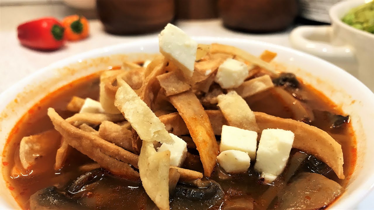 Sopa de hongos de la Marquesa, un clásico de la cocina del Estado de Mexico, disfrútala!