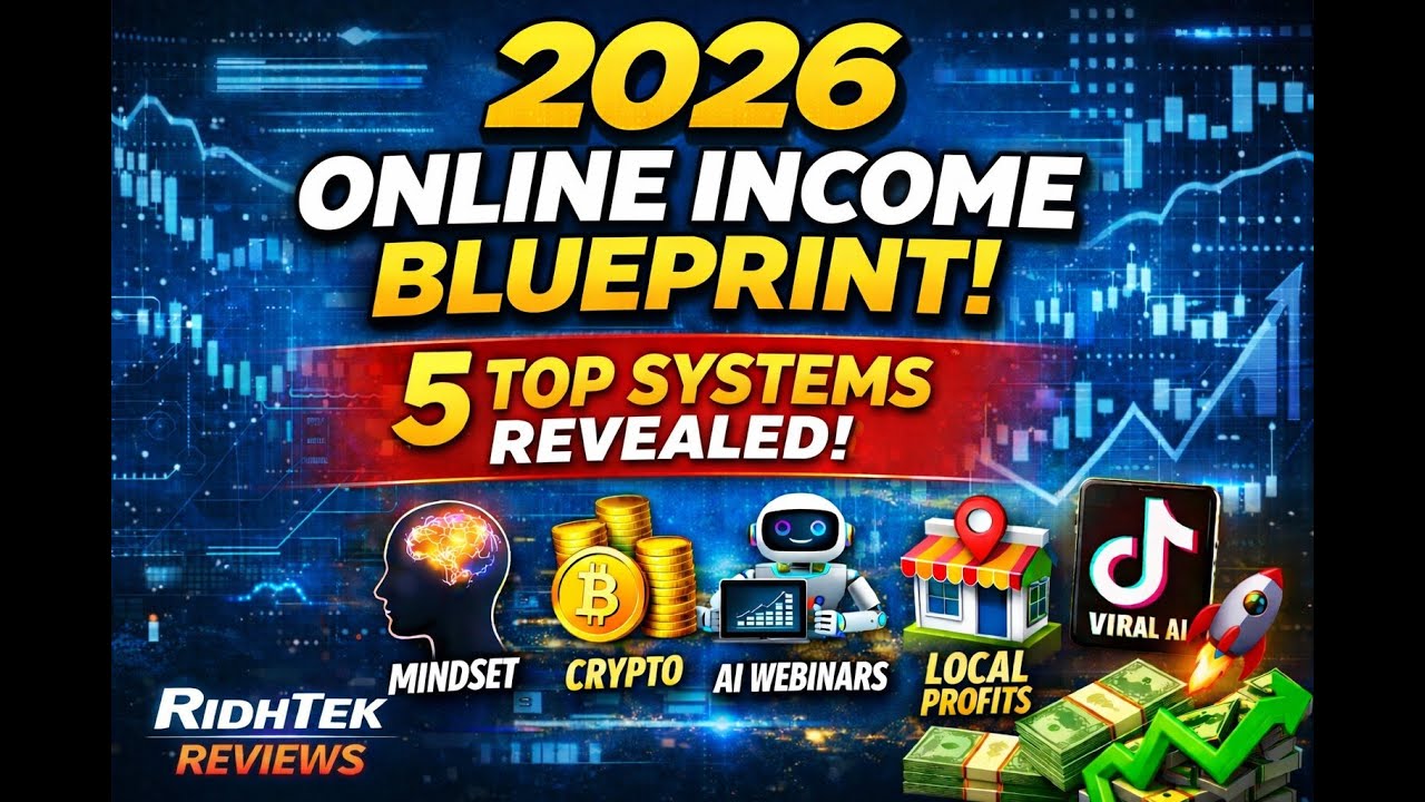 2026 Online Income Blueprint 🔥 5 Systems Smart Creators Use (AI, Crypto, Automation) 