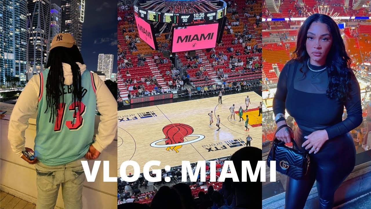 VLOG: DATE NIGHT | MIAMI HEAT GAME