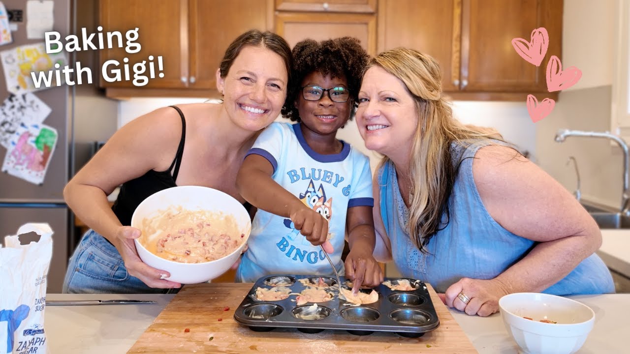 Baking Muffins with Grandma!