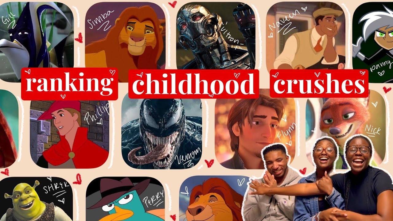 ranking your childhood animated crushes (yall are out of pocket)