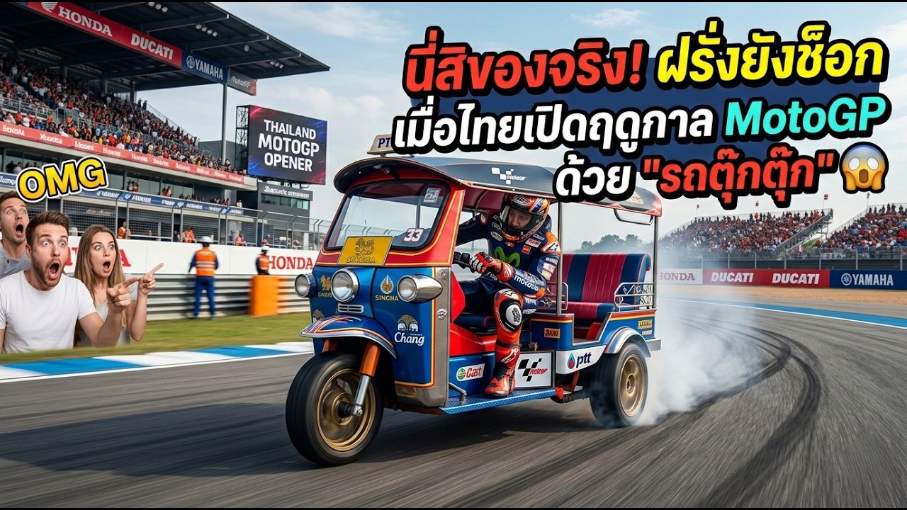 นี่สิของจริง! ฝรั่งยังช็อก เมื่อไทยเปิดฤดูกาล MotoGP ด้วย 