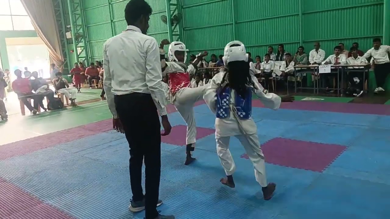 Tanusha 9th Madurai inter state Taekwondo match 