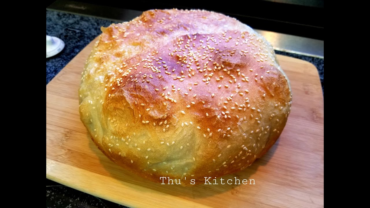 Bánh mì không cần nhồi bột công thức tiếng Việt - No Knead Crusty Bread