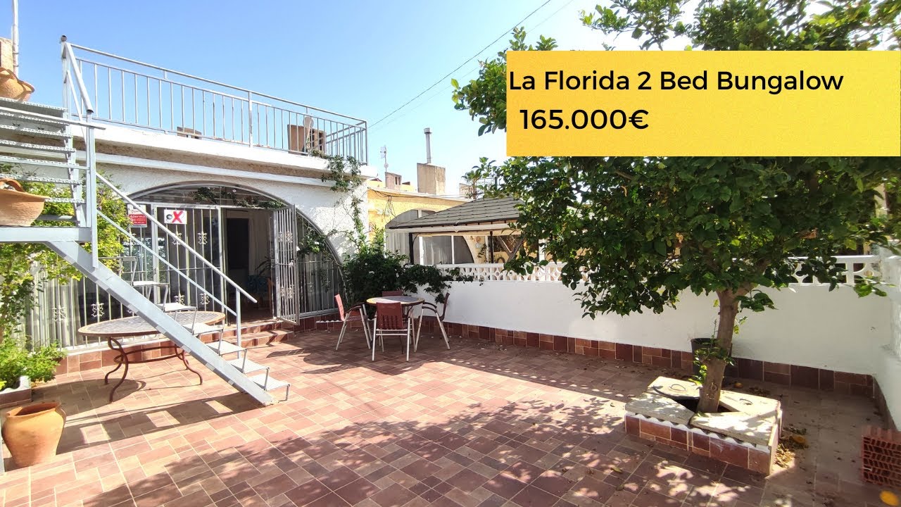 165,000€ La Florida, 2 bed newly reformed bungalow.