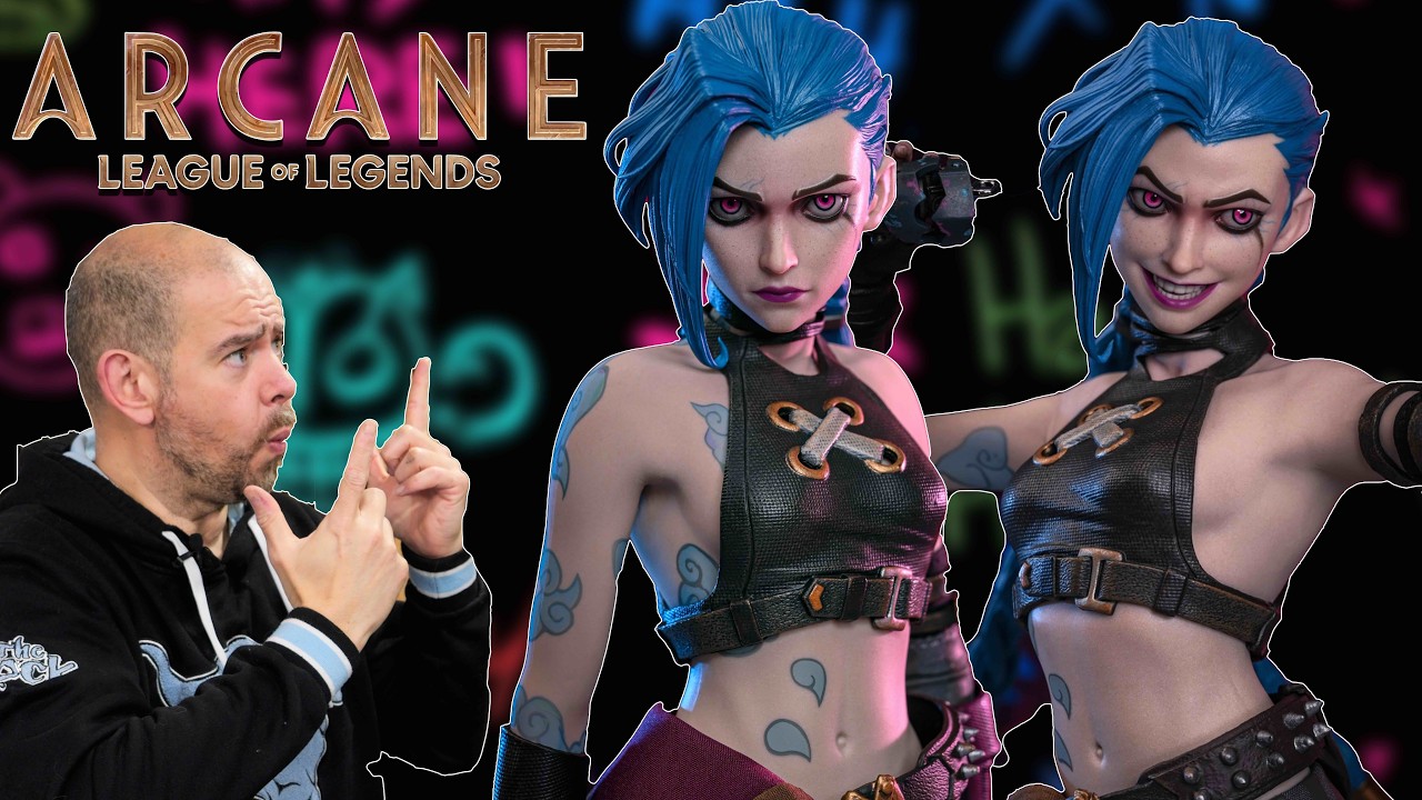 INCROYABLE !!! Hot Toys Jinx Arcane League Of Legends 1/6 Scale Figure