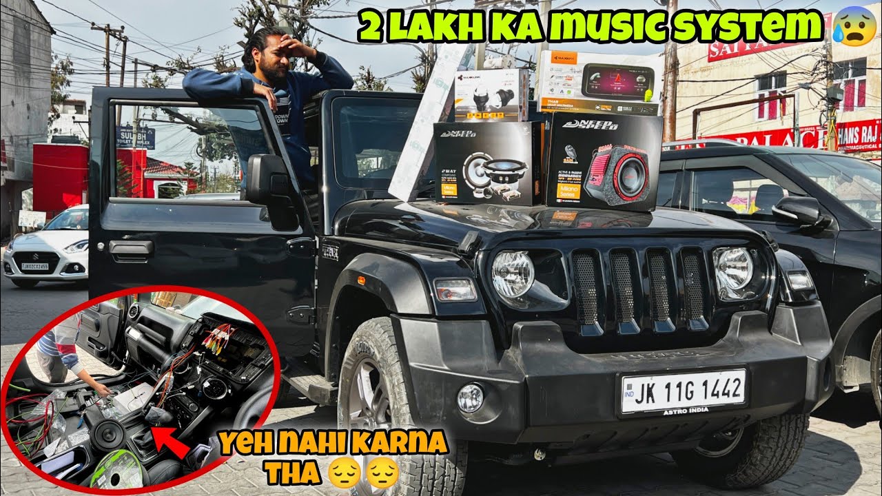 Heaviest music system in my Thar 🥵 | Only 1 in India