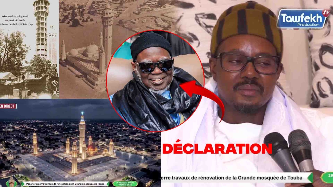🔴 Déclaration de S.Bassirou Abdou khadr porte parole du Khalif Général des Mouride S. Mountakha