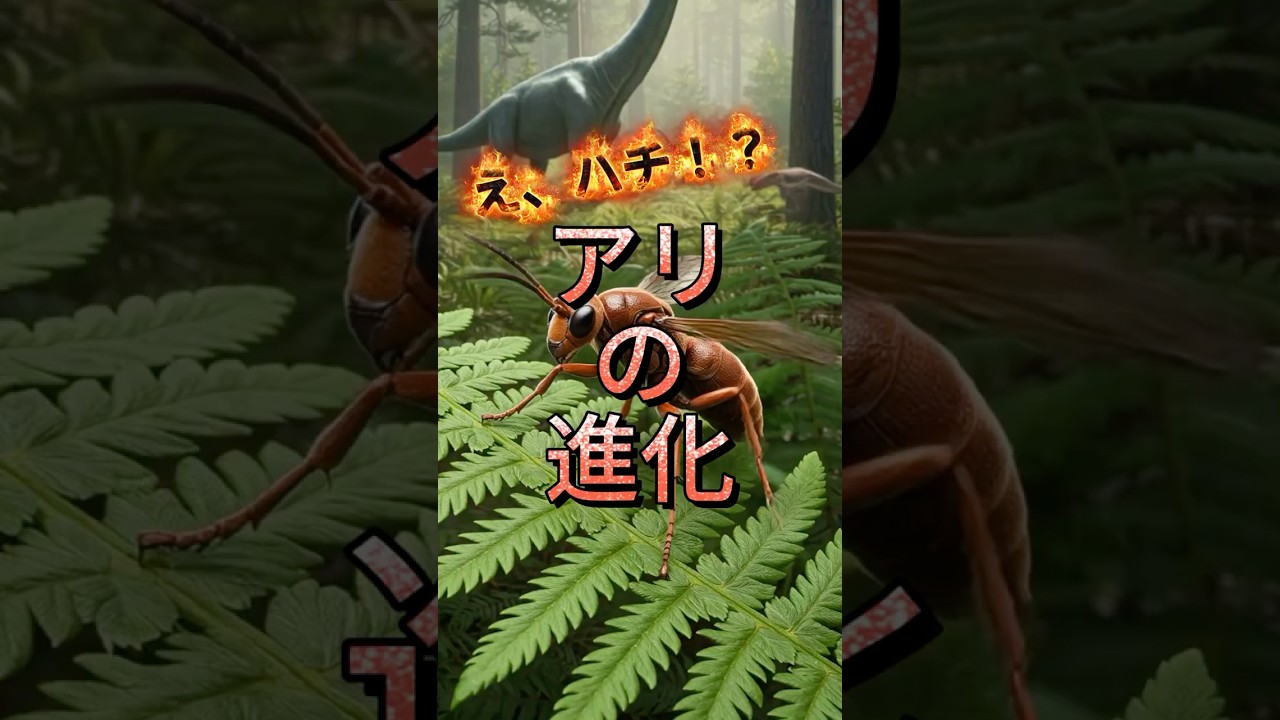 アリの進化 ― 祖先はハチだった！