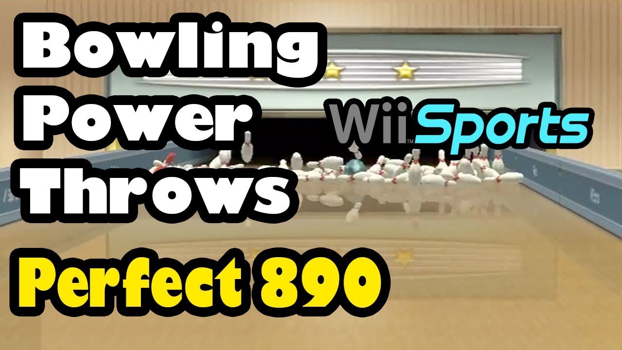 Wii Sports: Bowling Power Throws Perfect 890