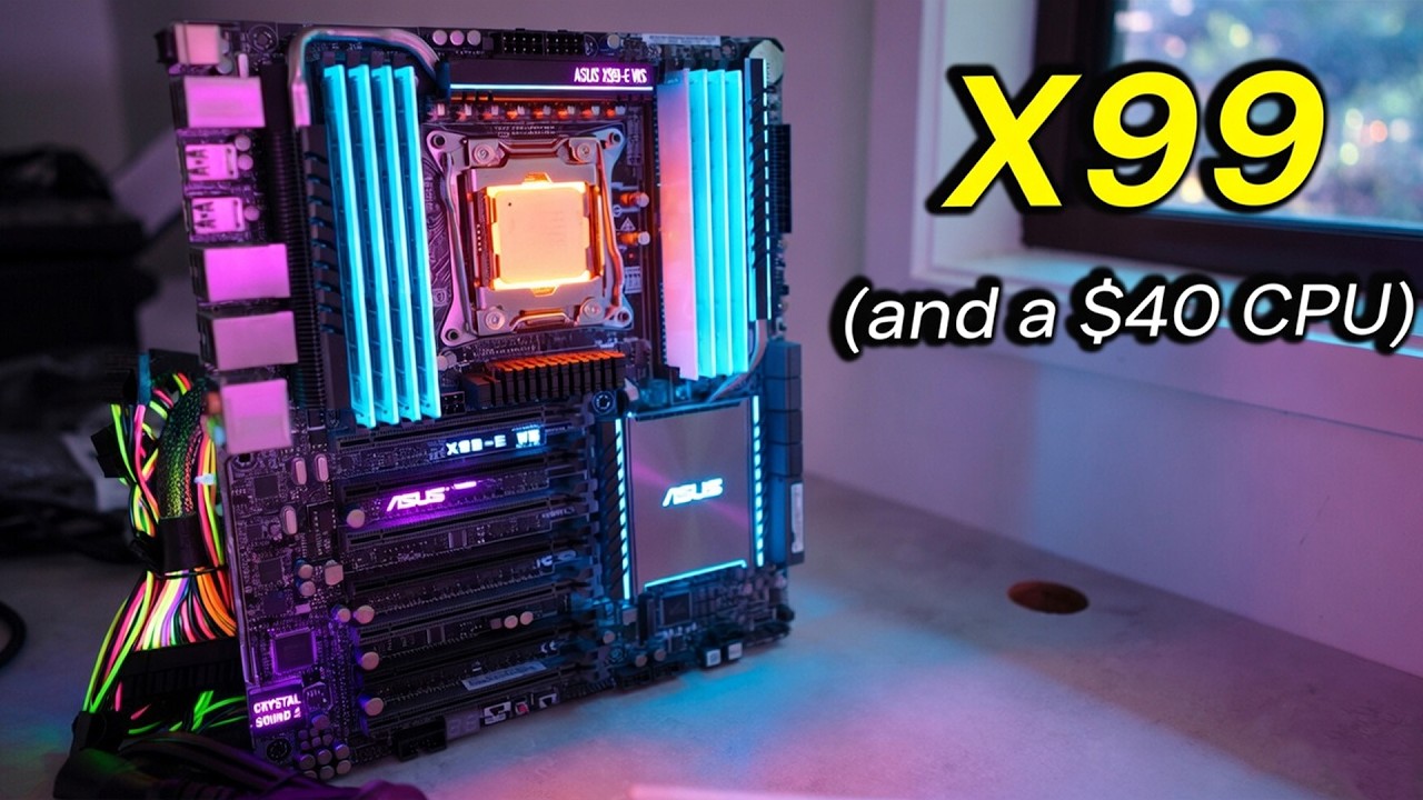 Testing the old X99 i7-6850K vs Ryzen 7 9800X3D.