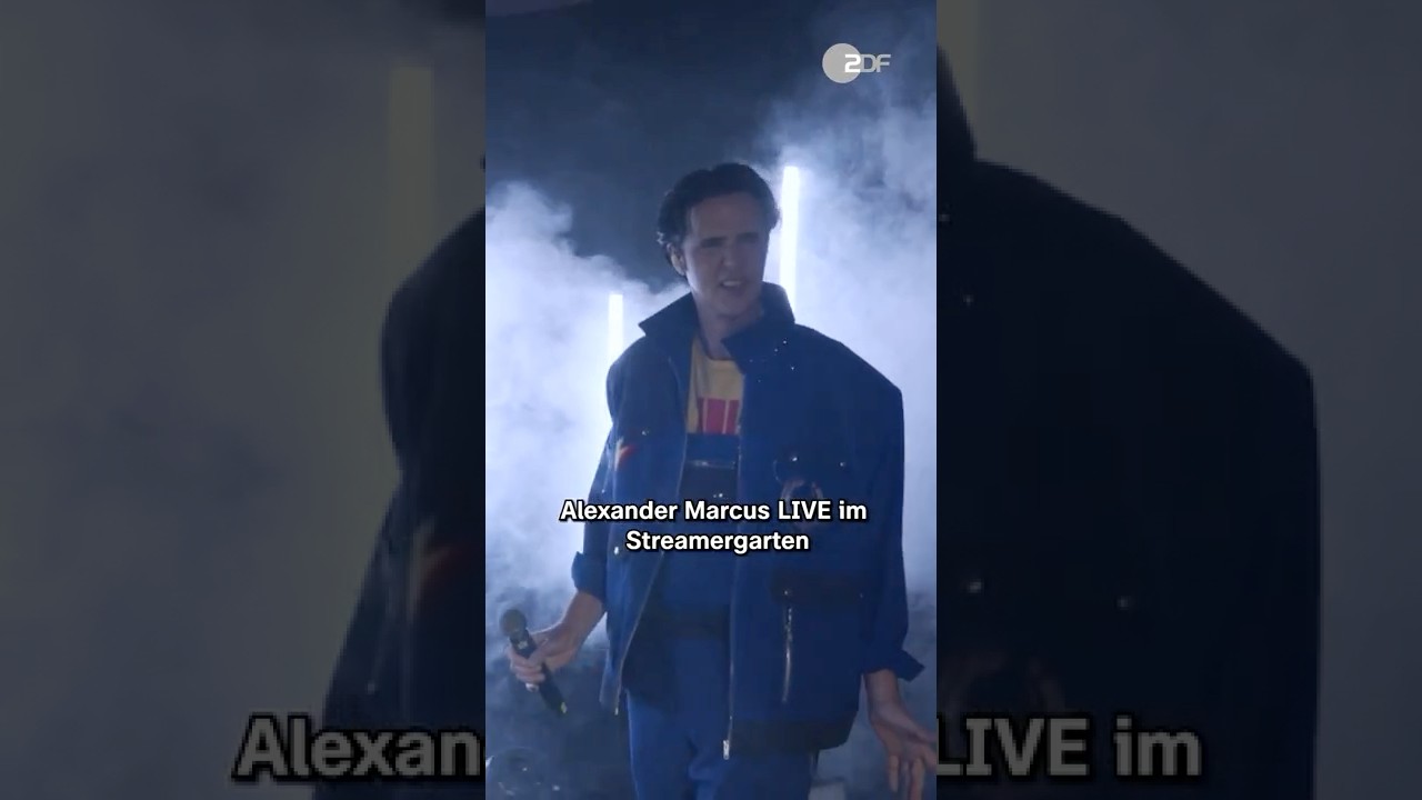 Auftritt von Alexander Marcus im ZDF Streamergarten | ZDF 