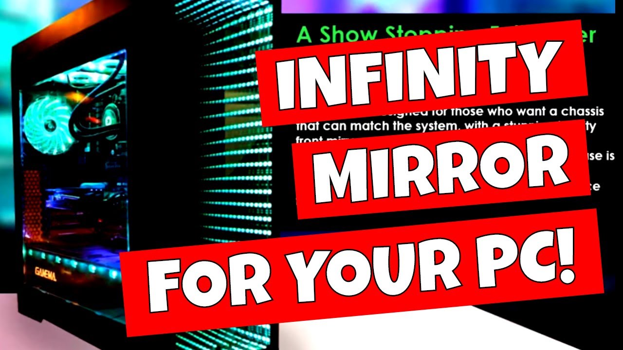 Gamemax Abyss TR EATX Infinty Mirror PC Tower With Minor Frustrations