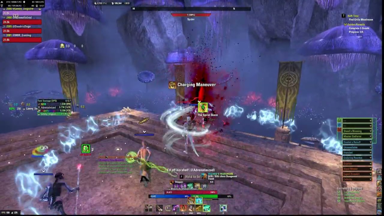 ESO- Subclass Tank (Arc/Warden/Dk) Scriveners Hall Trifecta in 12 minutes.