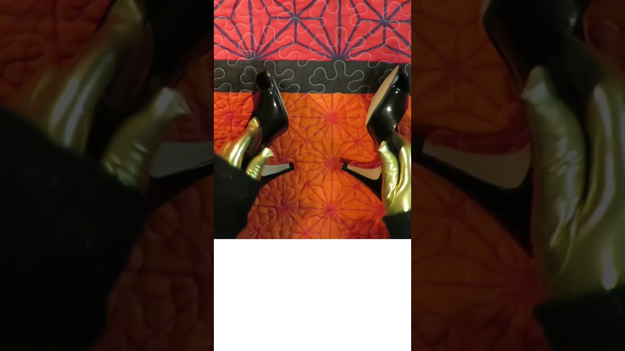 11 seconds squeezing patent leather shoes ASMR #asmr #shorts #asmrsounds #viral #heels #leather