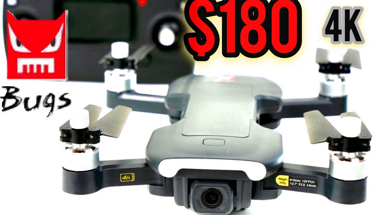 MJX Bugs B7 4K Camera Drone with GPS - $180 4K drone - WHERES THE GIMBAL???