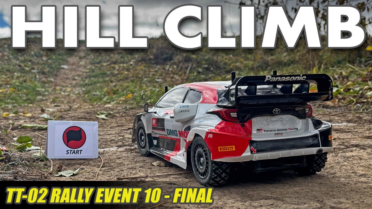 Tamiya Rally Car Event Final - The Hill Climb / and Tire Changes!