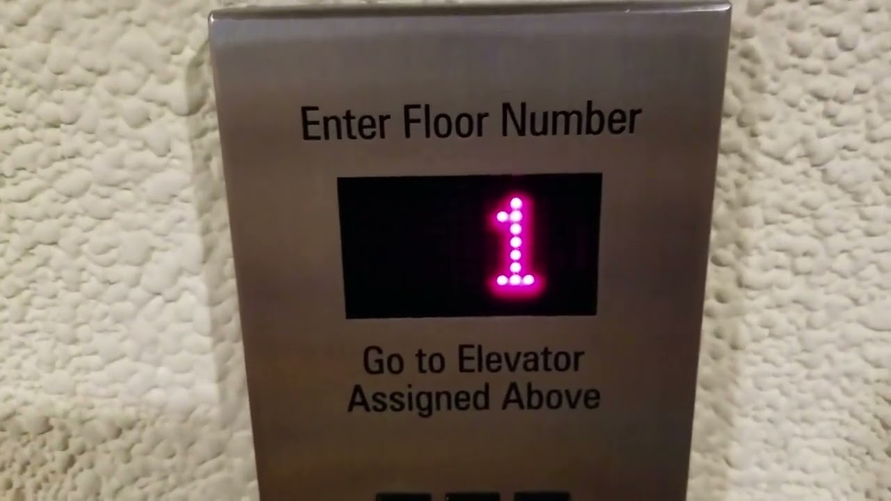 2018: Schindler Miconic 10 Destination Dispatch High Speed | Marriott Marquis NY, NY