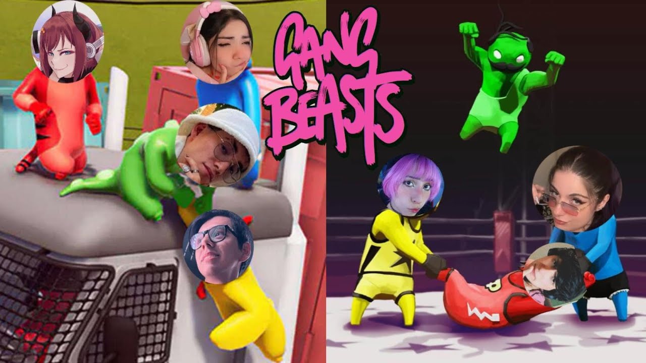 Daarick jugando con Gan-Pis digo digo GANG-BEAST 🤓