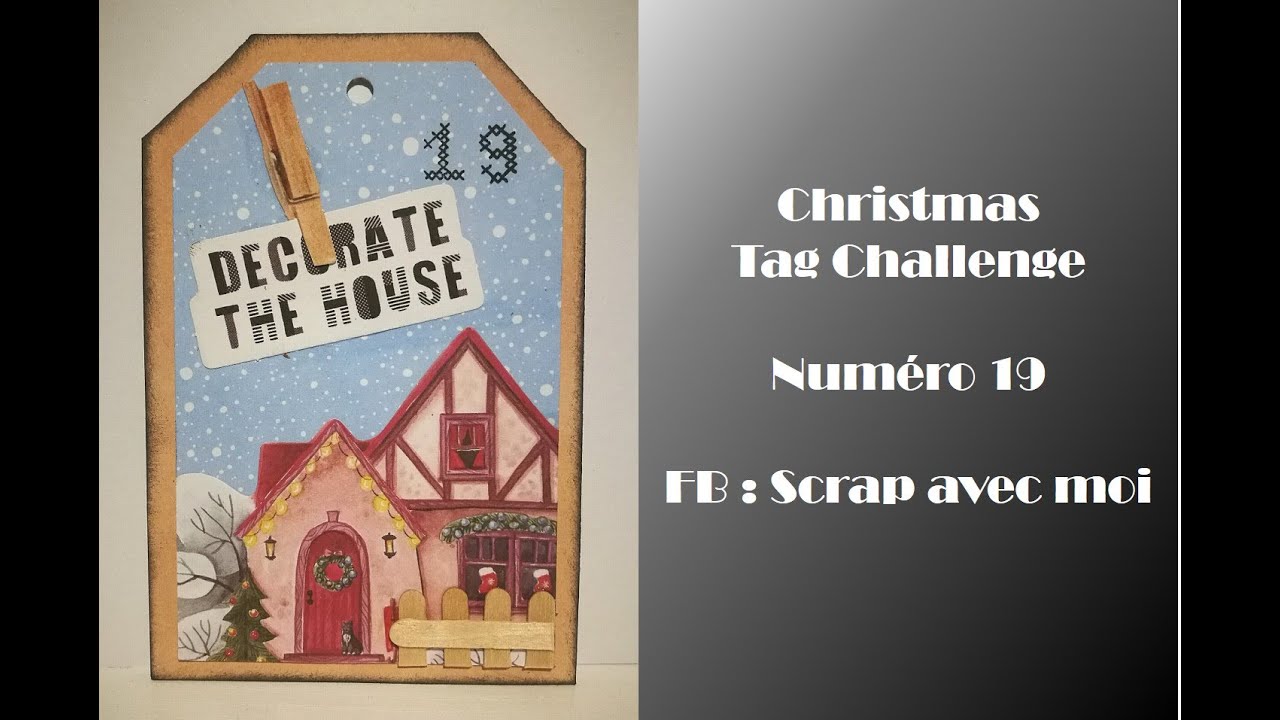 TAG 19   Christmas Tag Challenge 2020   Scrap Avec Moi